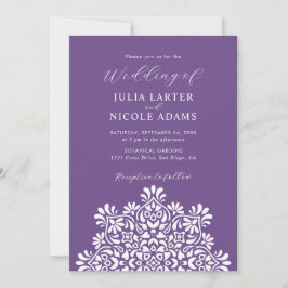 Sun Rising Boho Rustic Floral Mandala Wedding Einladung