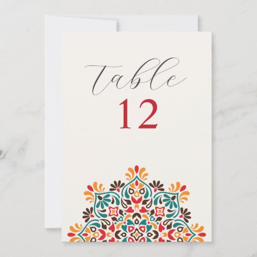 Sun Rising Boho Rustic Floral Mandala Wedding Einladung (Vorderseite)