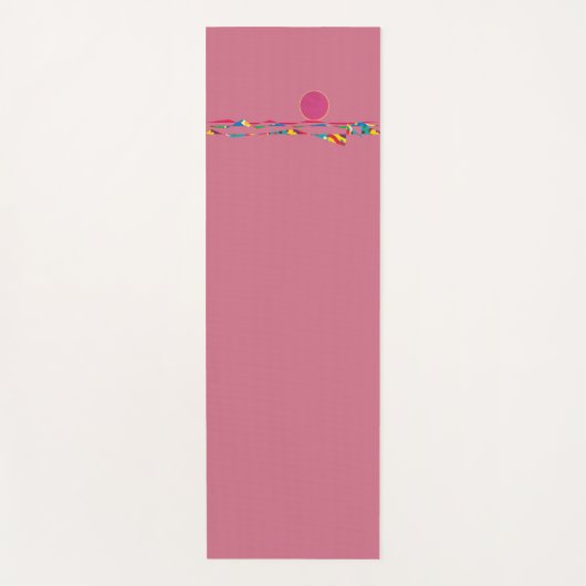 Sun rising yogamatte (Vorderseite)
