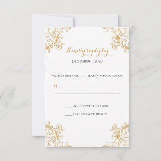 Sun-RSVP-Karte RSVP Karte