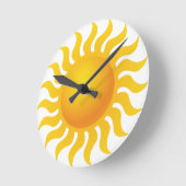 Sun Runde Wanduhr (Winkel)