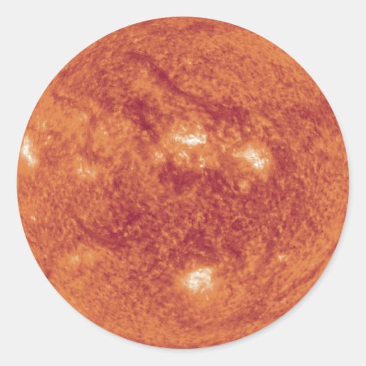 Sun Runder Aufkleber (Vorderseite)