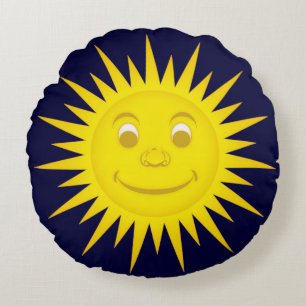 Sun Rundes Kissen
