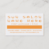 SUN SALON Kundenzufriedenheit (Mod-Quadrate) Treuekarte (Rückseite)