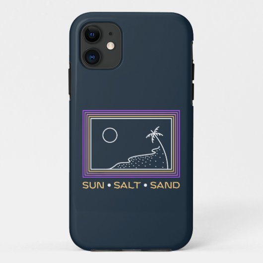 Sun Salt Sand 1 Case-Mate iPhone Hülle (Rückseite)