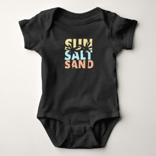 Sun Salt Sand Beach Sommer Baby Strampler