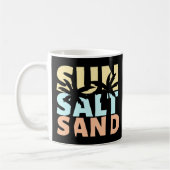 Sun Salt Sand Beach Sommer Kaffeetasse (Links)
