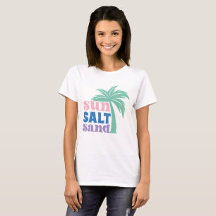 Sun Salt Sand Boho Retro Summer T-Shirt
