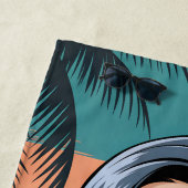 Sun Salt Sand Sommer Vibe Beach Palmen Vögel Strandtuch (Beispiel)