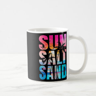 Sun Salt Sand Sommerurlaub Hawaii Beach Funny F Kaffeetasse