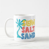 Sun Salt Sand Summer Vibes Kaffeetasse (Links)