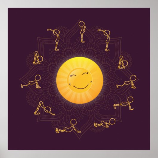 Sun Salutation Poster (Vorne)