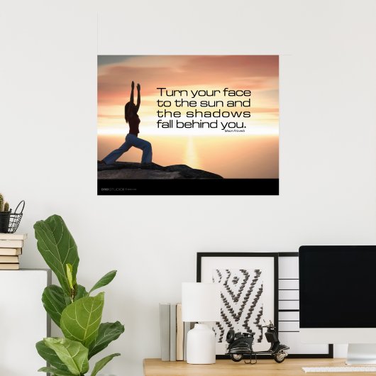 Sun Salutation Poster (Heimbüro)