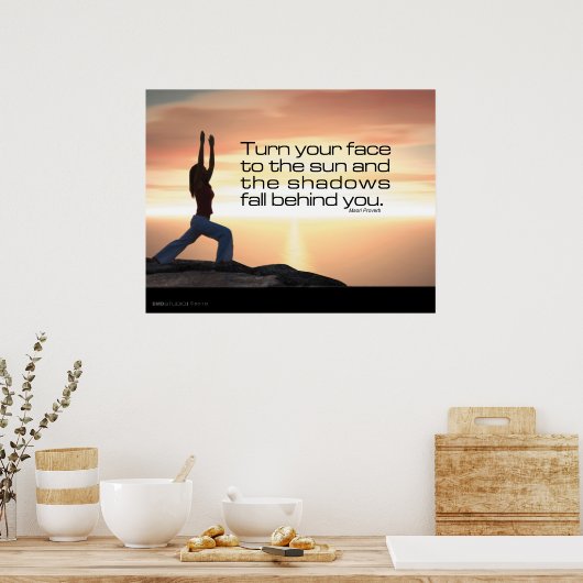 Sun Salutation Poster (Küche)