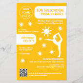 Sun Salutation Yoga Lehrerstudiengänge Flyer (Vorne)