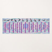 Sun Salutations Yogamatte (Vorderseite (Horizontal))