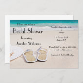 Sun & Sand Destination Bridal Dusche Einladungen (Vorne/Hinten)