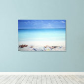 Sun Sand und Geld II Leinwanddruck (Insitu (Holzboden))