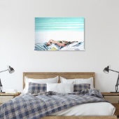 Sun Sand und Geld III Leinwanddruck (Insitu (Schlafzimmer))