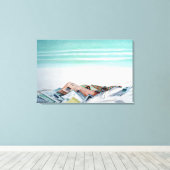 Sun Sand und Geld III Leinwanddruck (Insitu (Holzboden))