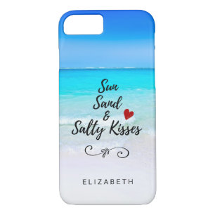 Sun Sand und Salty Kisses Tropical Beach Custom Case-Mate iPhone Hülle