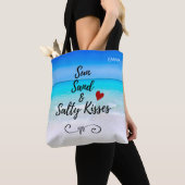 Sun Sand und Salty Kisses Tropical Beach Tasche (Von Nahem)