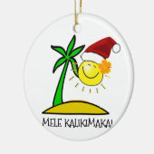 Sun Sankt - Mele Kalikimaka Keramikornament (Links)