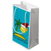 Sun Santa - Mele Kalikimaka Kleine Geschenktüte (Rückseite Schrägansicht)