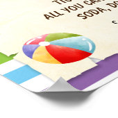 Sun-sational Summer Lehrer Wertschätzung Flyer Poster (Ecke)