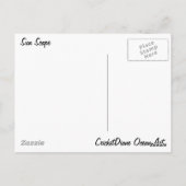 Sun Scape - CricketDiane Ocean Art Products Postkarte (Rückseite)