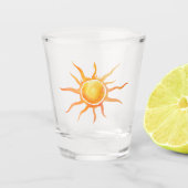 Sun Schnapsglas (Vorderseite)