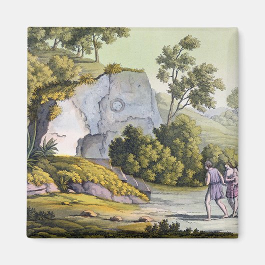 Sun schrein, Peru, von 'Le Costume Ancien et Moder Magnet (Vorne)