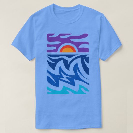 Sun Sea Waves T-Shirt (Design vorne)