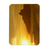 Sun Set am Strand von Ipanema Brasilien Magnet (Vertikal)