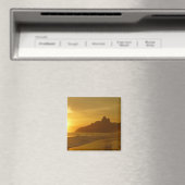 Sun Set am Strand von Ipanema Brasilien Magnet (In Situ (Geschirrspüler))