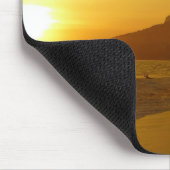 Sun Set am Strand von Ipanema Brasilien Mousepad (Ecke)