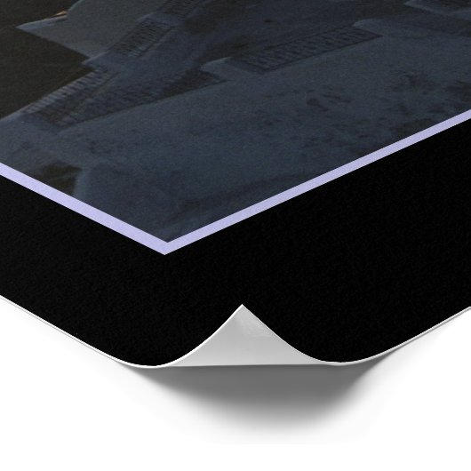 Sun Set auf Santorini Poster (Ecke)