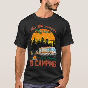 Sun Set Retro Camping Camper wenig Stimme in meine T-Shirt