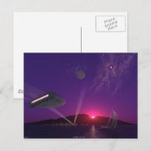 Sun Set Sail Postkarte (Vorne/Hinten)