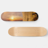 Sun Set Sea Cliff Skateboard (Horizontal)