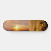 Sun Set Sea Cliff Skateboard (Horizontal)