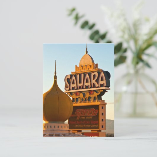 Sun-Sets in der Sahara Postkarte (Stehend Vorderseite)