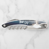 Sun Setting over Lake and Boat Kellnermesser (Rückseite)