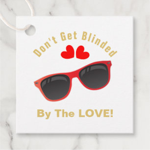 Sun Shades Gastgeschenk Hochzeit Tags Geschenkanhänger