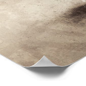 Sun Shiba Inu Poster (Ecke)