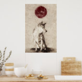 Sun Shiba Inu Poster (Küche)