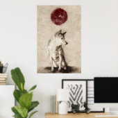 Sun Shiba Inu Poster (Heimbüro)
