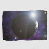 Sun shine and earth golfhandtuch (Horizontal)