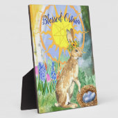 Sun Shine Ostara Rabbit Wiccan Altar Fotoplatte (Seite)