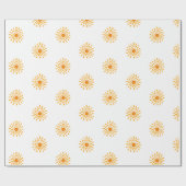 Sun Shine Wrapping Papier Geschenkpapier (Flach)